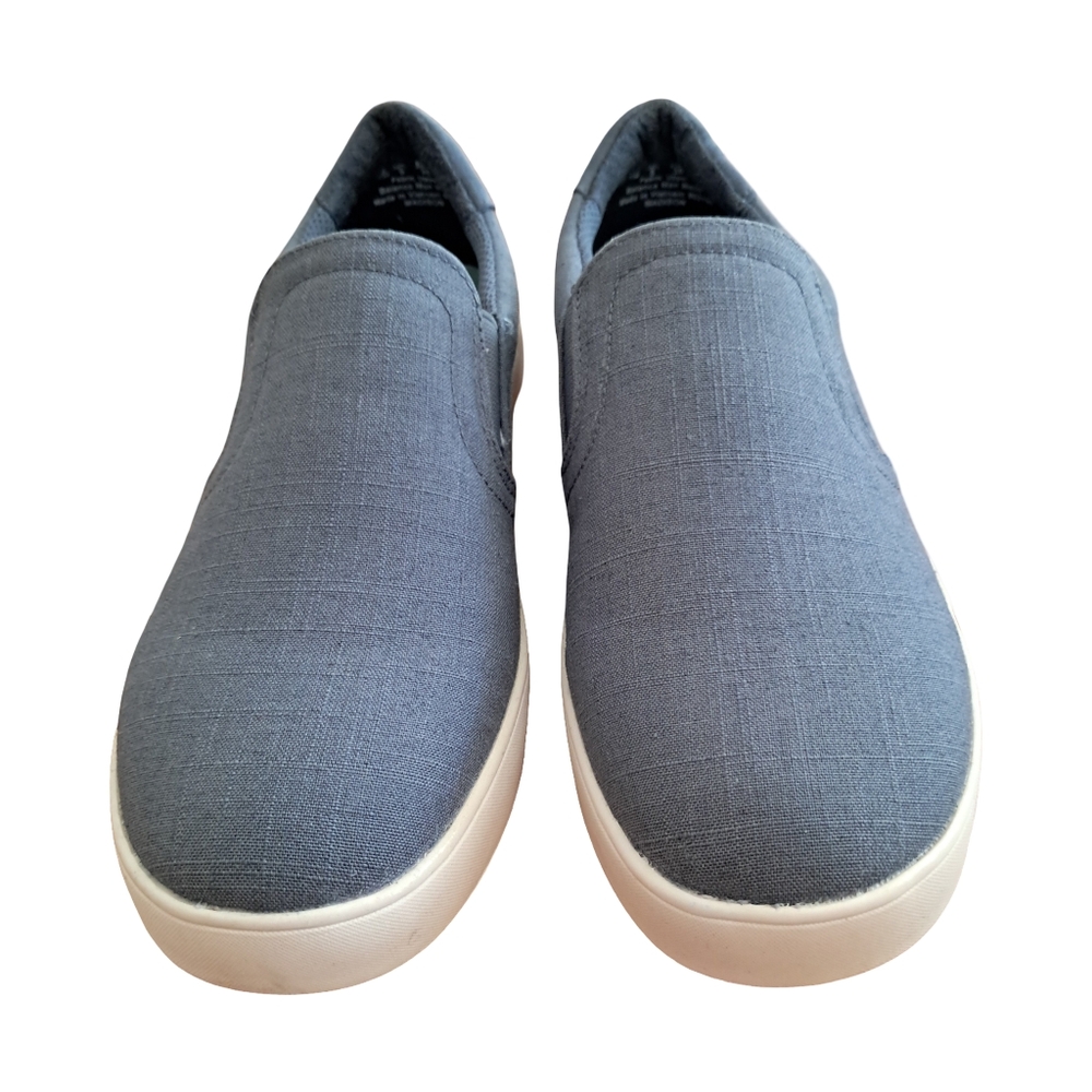 Dr. Scholl's Women's Madison Slip On Shoes Blue Linen Size 7.5 M New Tiny Defect - Picture 5 of 13